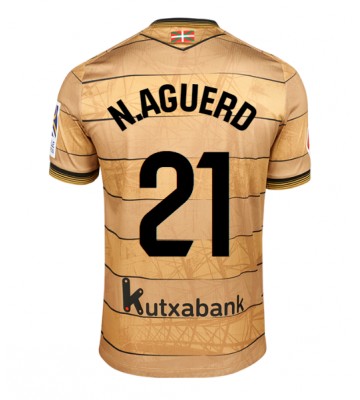 Real Sociedad Nayef Aguerd #21 Segunda Equipación 2024-25 Manga Corta